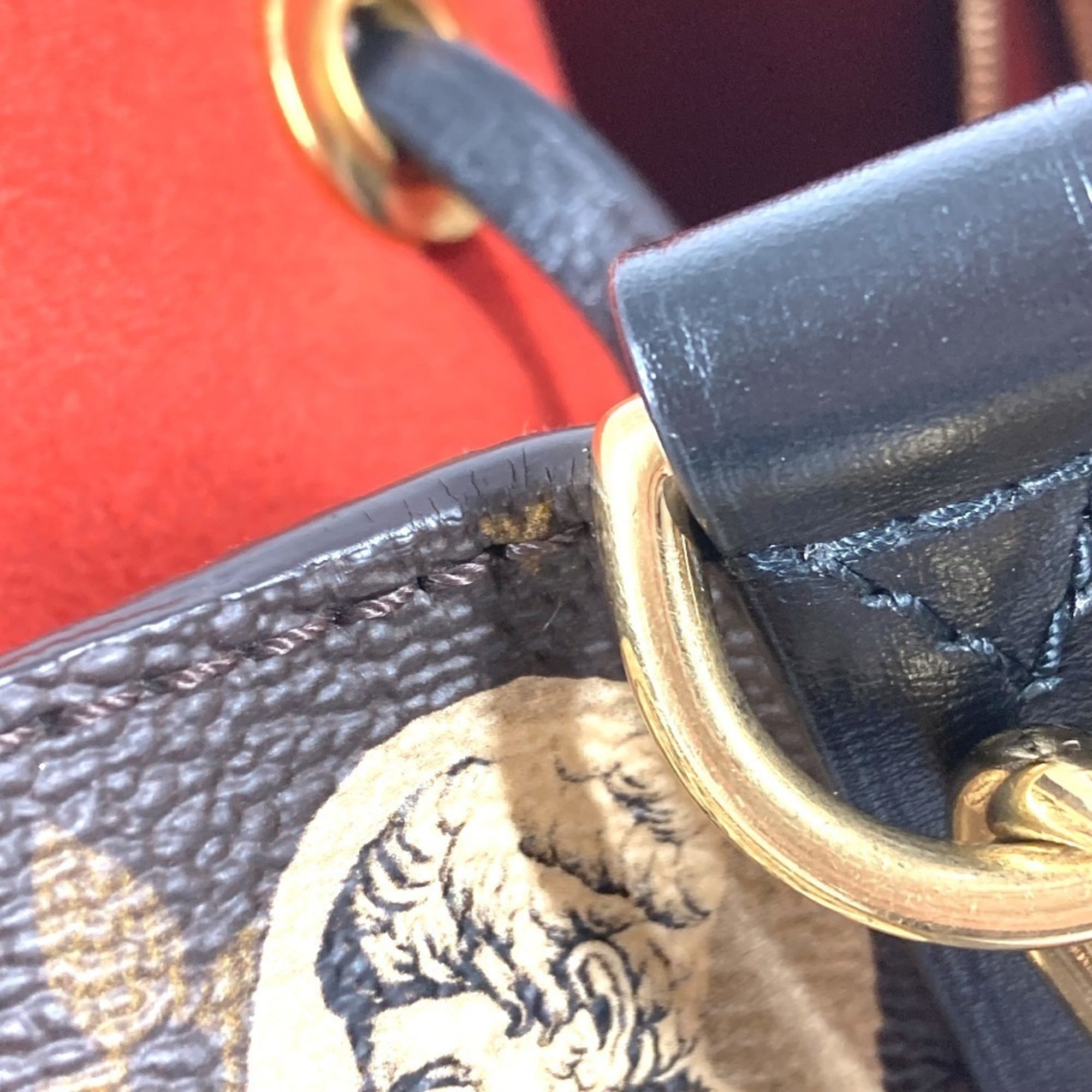 LOUIS VUITTON M45956 Monogram Cameo NeoNoe MM Bucket Shoulder Bag in Canvas, Brown, for Men and Women — Like New