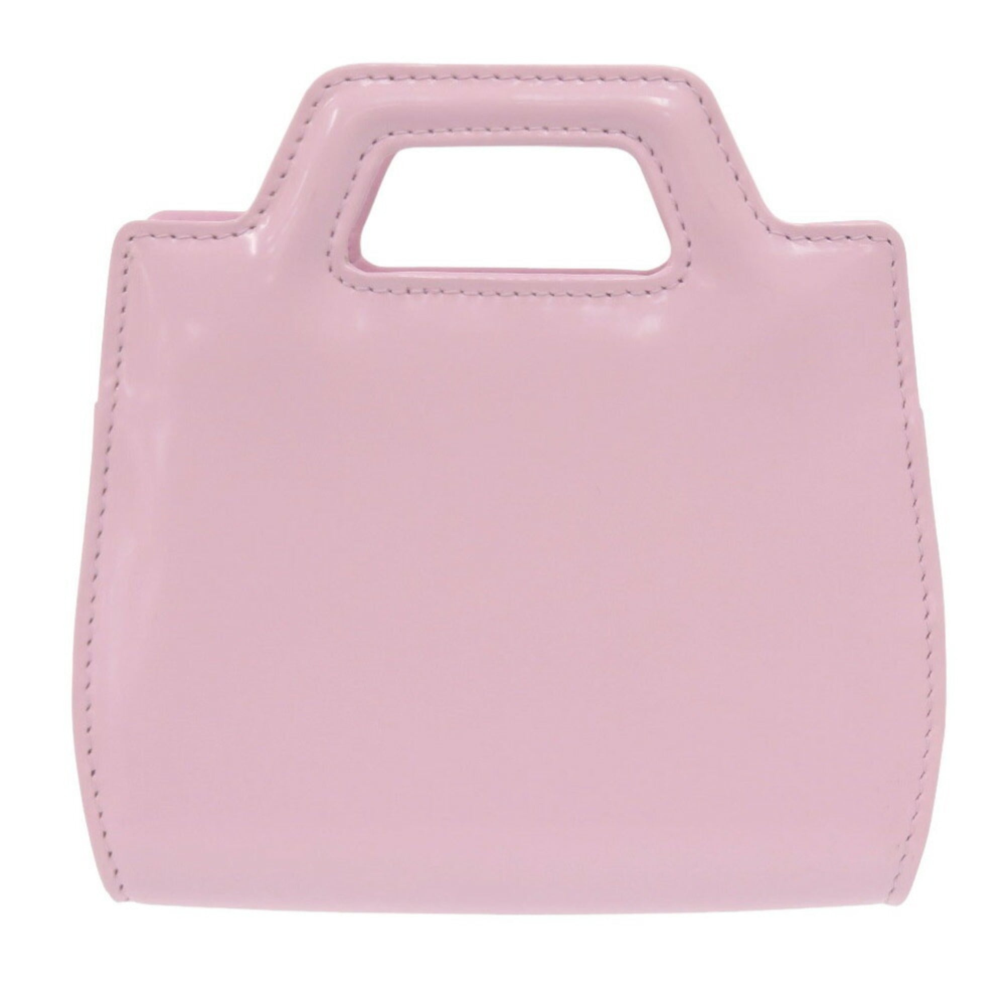 Salvatore Ferragamo Wanda Chain Shoulder 213984 Calf Leather Pink Bag 0559Salvatore — Like New