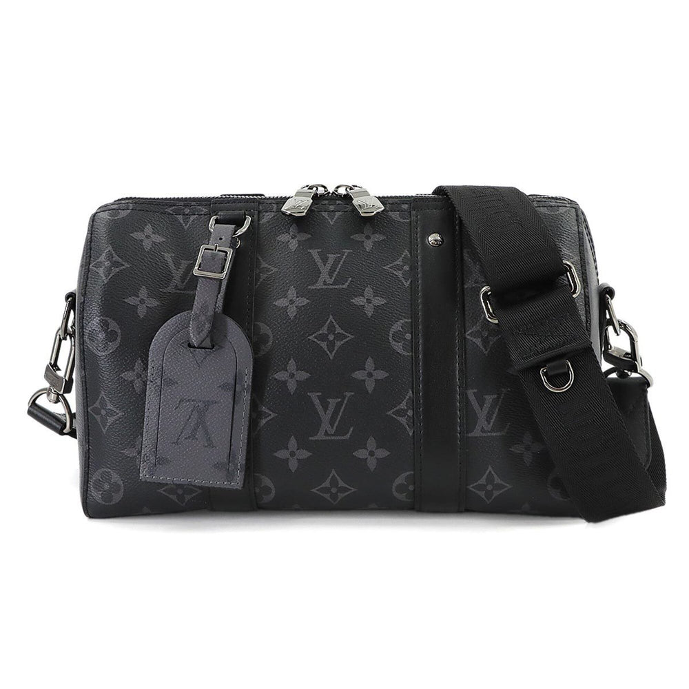 Louis Vuitton Monogram Eclipse Reverse City Keepall Shoulder Handbag M45936 RFID — Like New