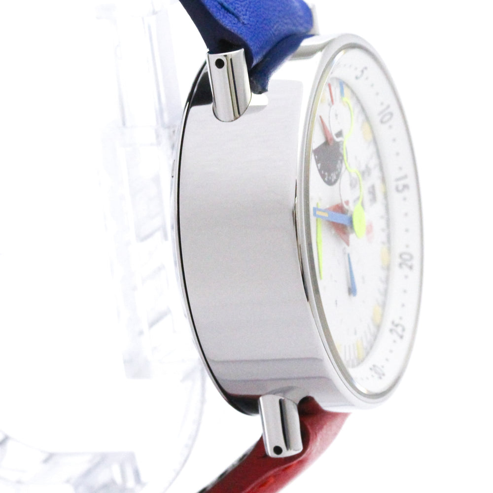 ALAIN SILBERSTEIN Krono Bauhaus Steel Automatic Watch LOW5100 Polished — Very Good
