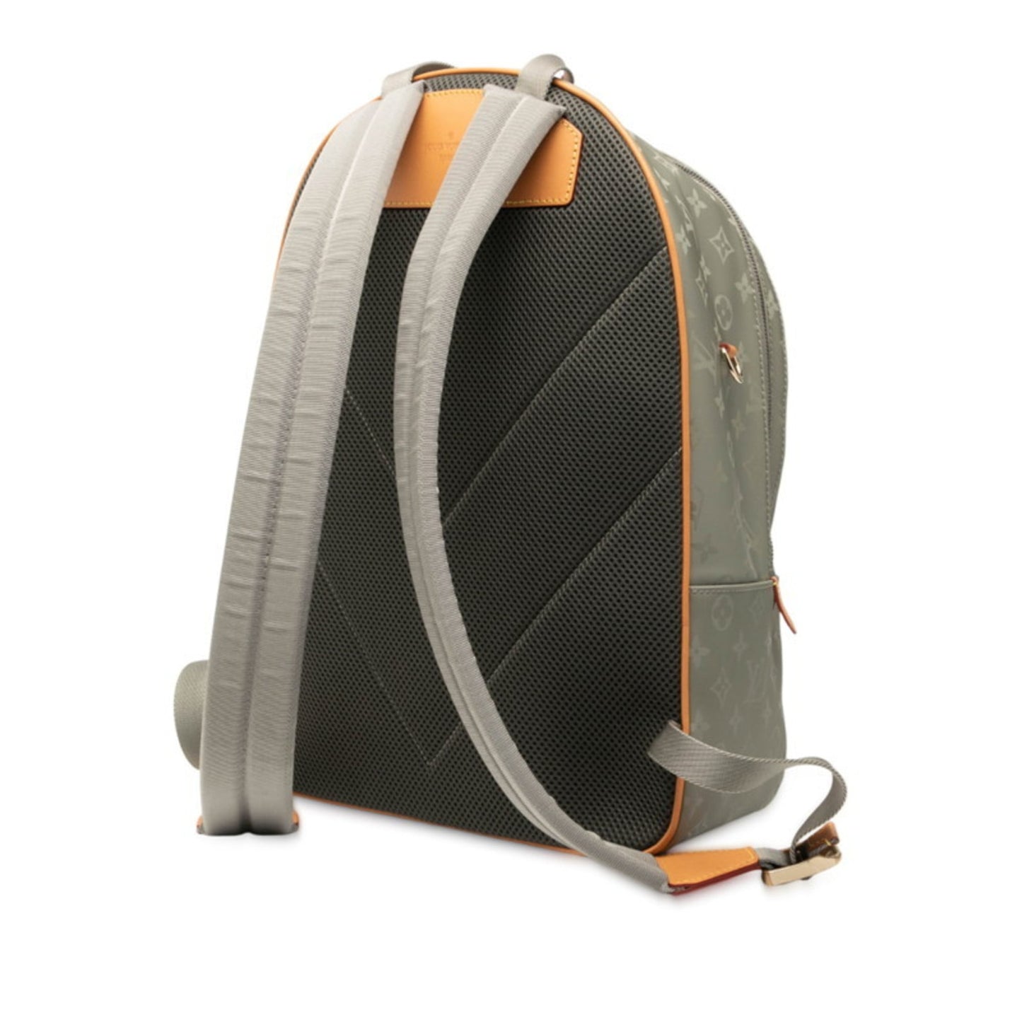 Louis Vuitton Monogram Titanium Backpack GM M43882 Gray Brown Canvas Leather Women's LOUIS VUITTON