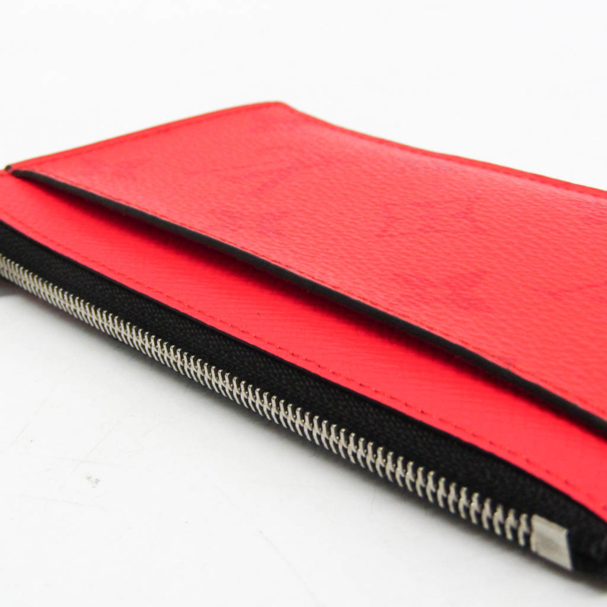 Louis Vuitton Taigarama Coin Card Holder M30829 Women,Men Taigarama Coin Purse/coin Case Red Color