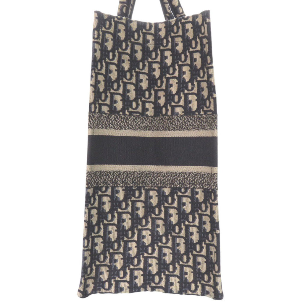 Christian Dior Book Tote Large Oblique M1286ZRITX Canvas Navy Bag 0095
