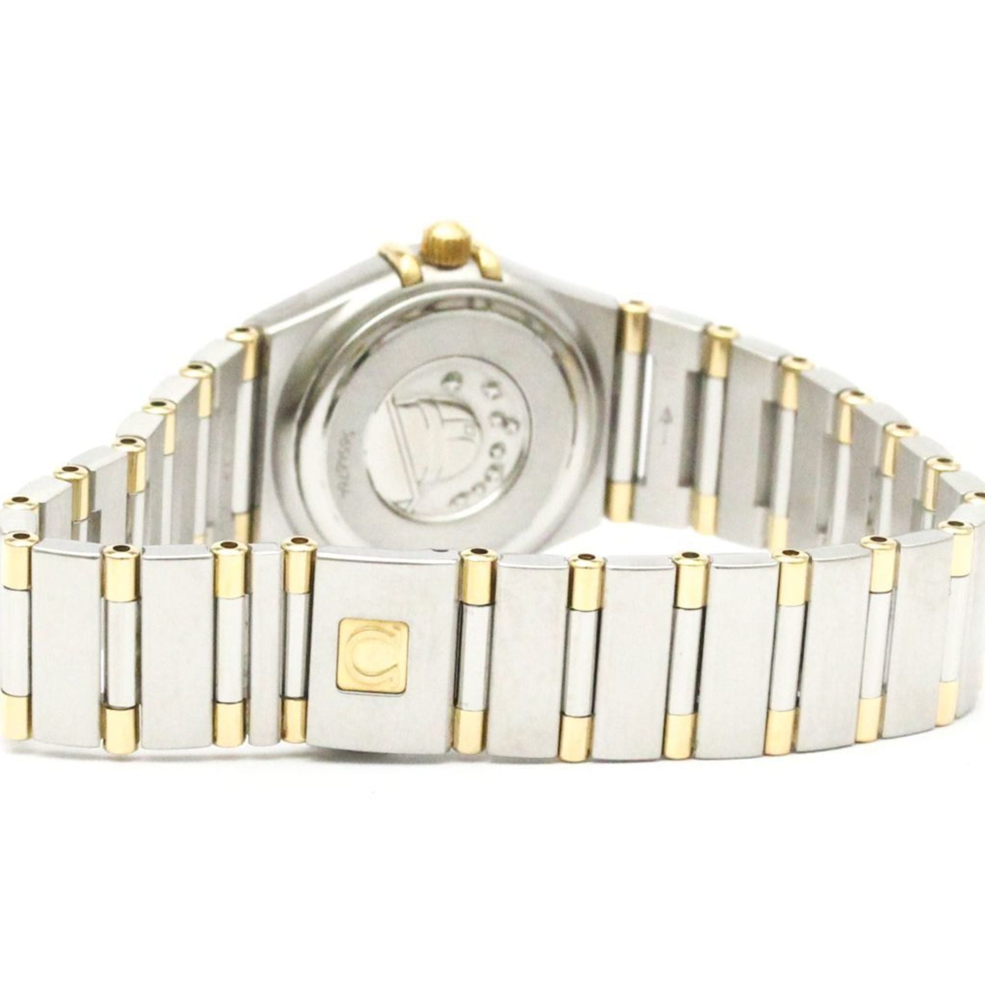 OMEGA Constellation Diamond 18K Gold Steel Watch 1367.10 Polished — Very Good