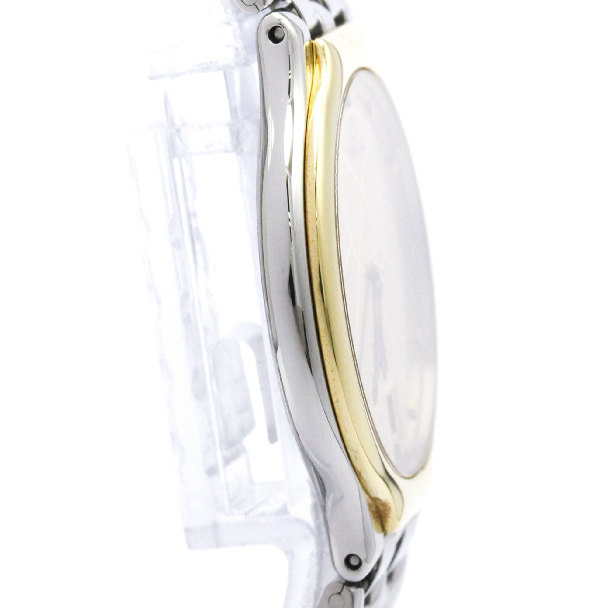 OMEGA De Ville Symbol K18 Gold Steel Quartz Mens Watch 196.0316 Polished — Very Good