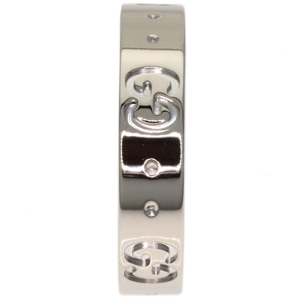 Gucci Icon #8 Ring, 18K White Gold, Women's (GUCCI) — Like New