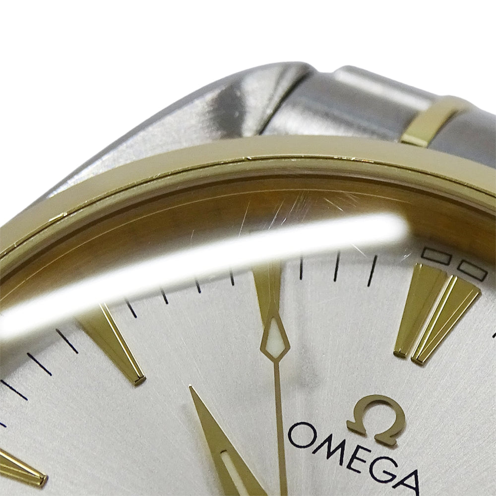 Omega Seamaster Aqua Terra 2317.30 Men's Watch, Brand Name, Date, Quartz, Stainless Steel (SS), Gold (YG) Combination — Good