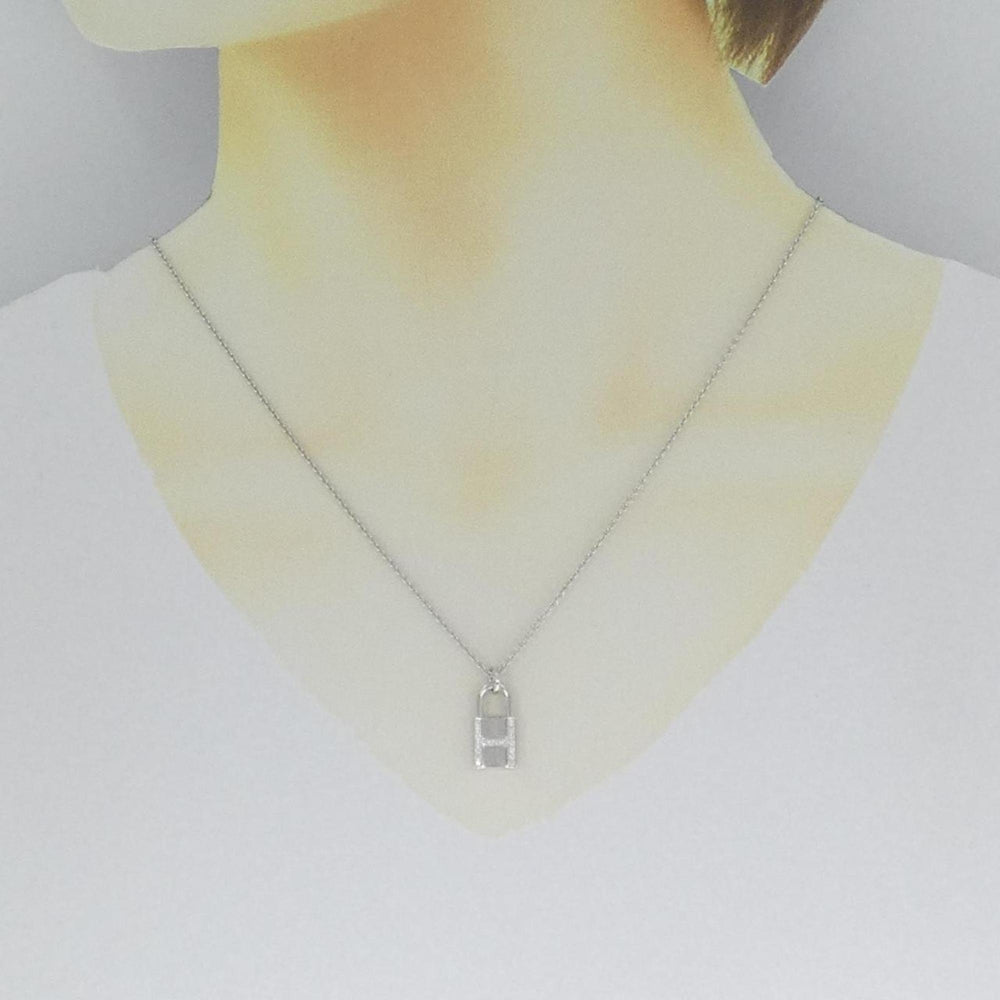 Hermes Amulet Padlock Necklace — Like New