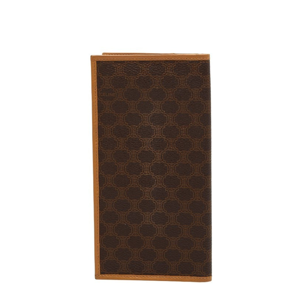 Celine Macadam Wallet in Brown Leather for Women