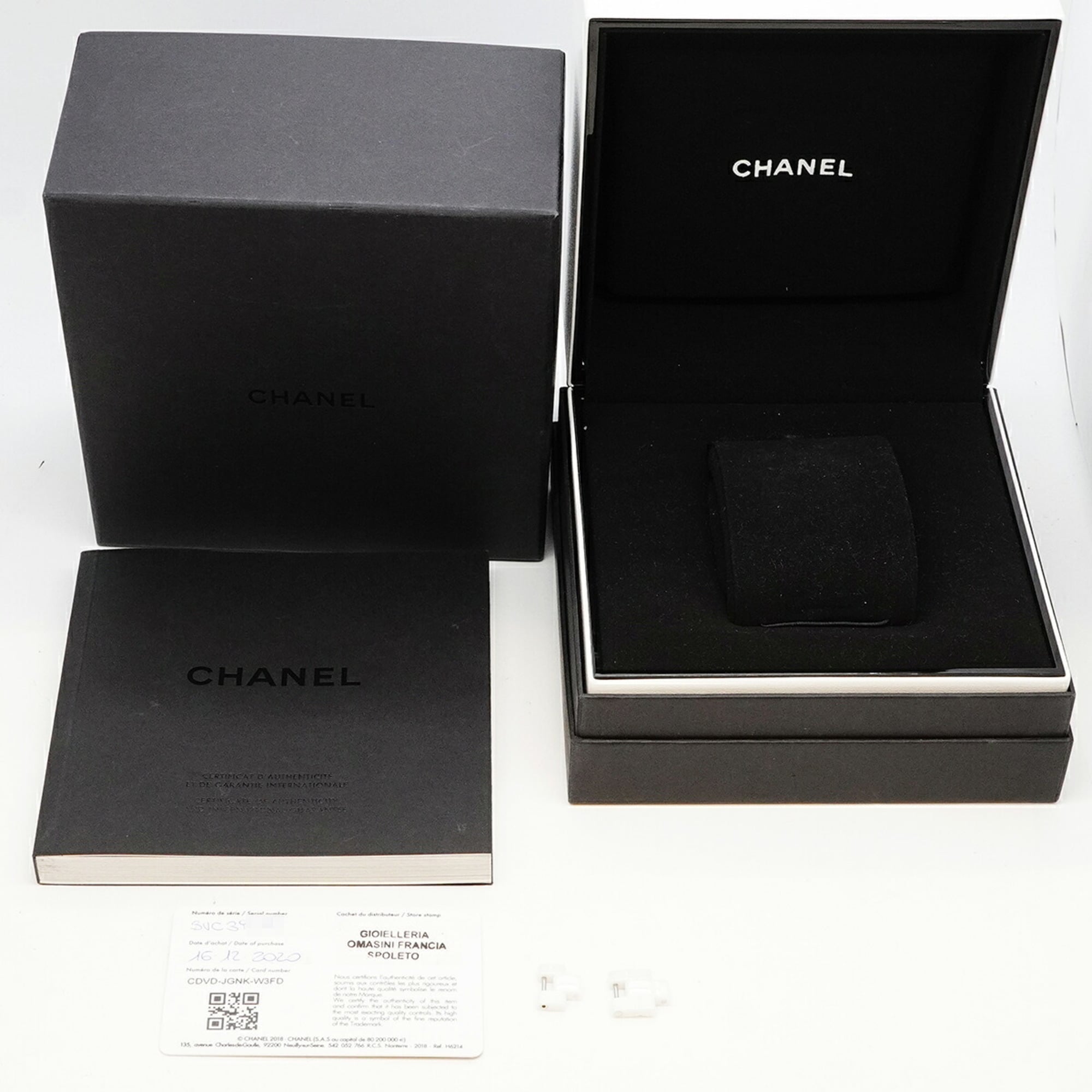 Chanel J12 8P Diamond H2422 White Dial Women's Watch — Good