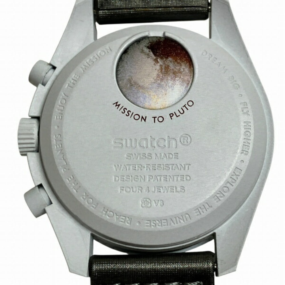 Omega x Swatch MoonSwatch Mission to Pluto SO33M101 Quartz Watch Men's — Good
