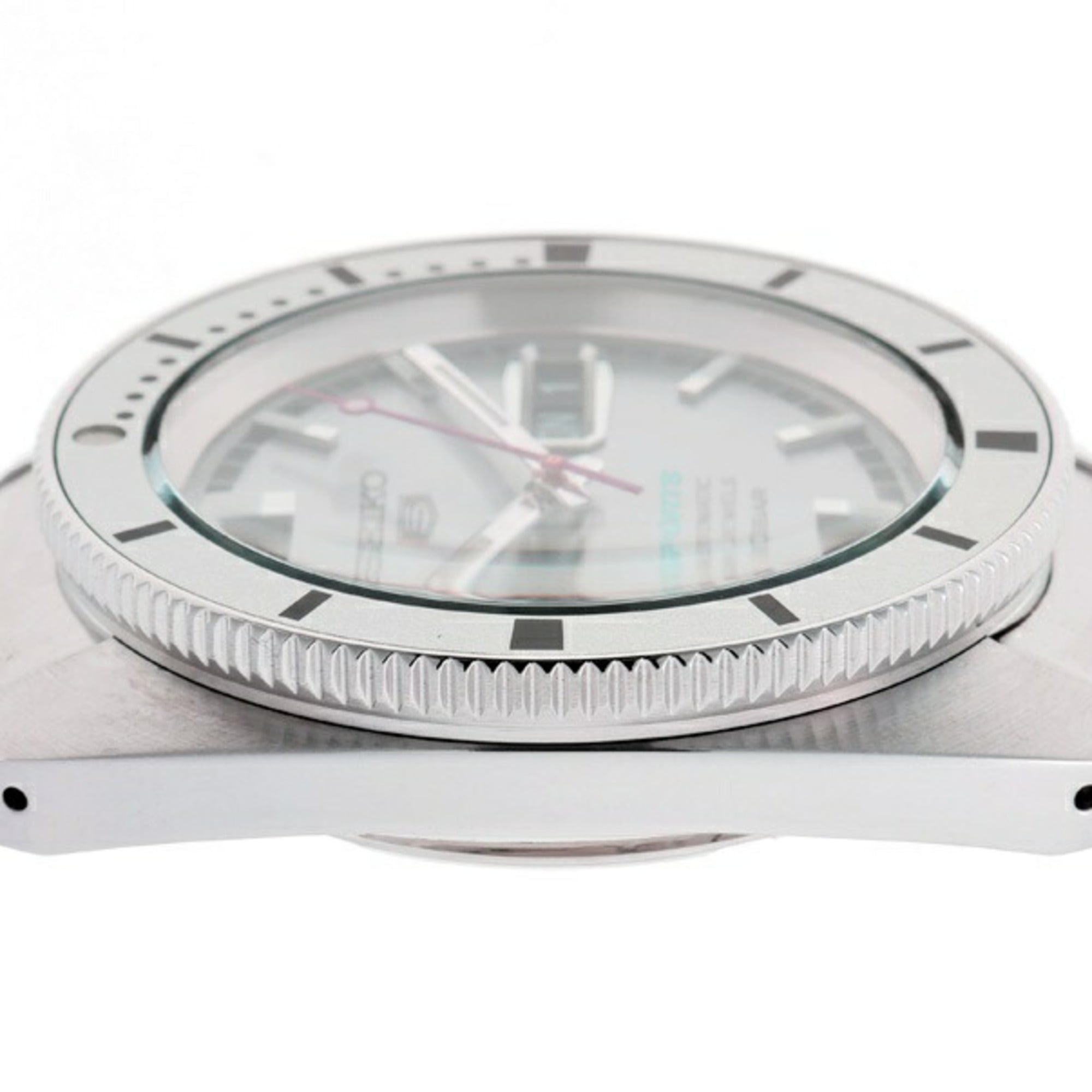 Seiko 5 Sports SBSA269 4R36-16C0 Silver Automatic Watch — Very Good