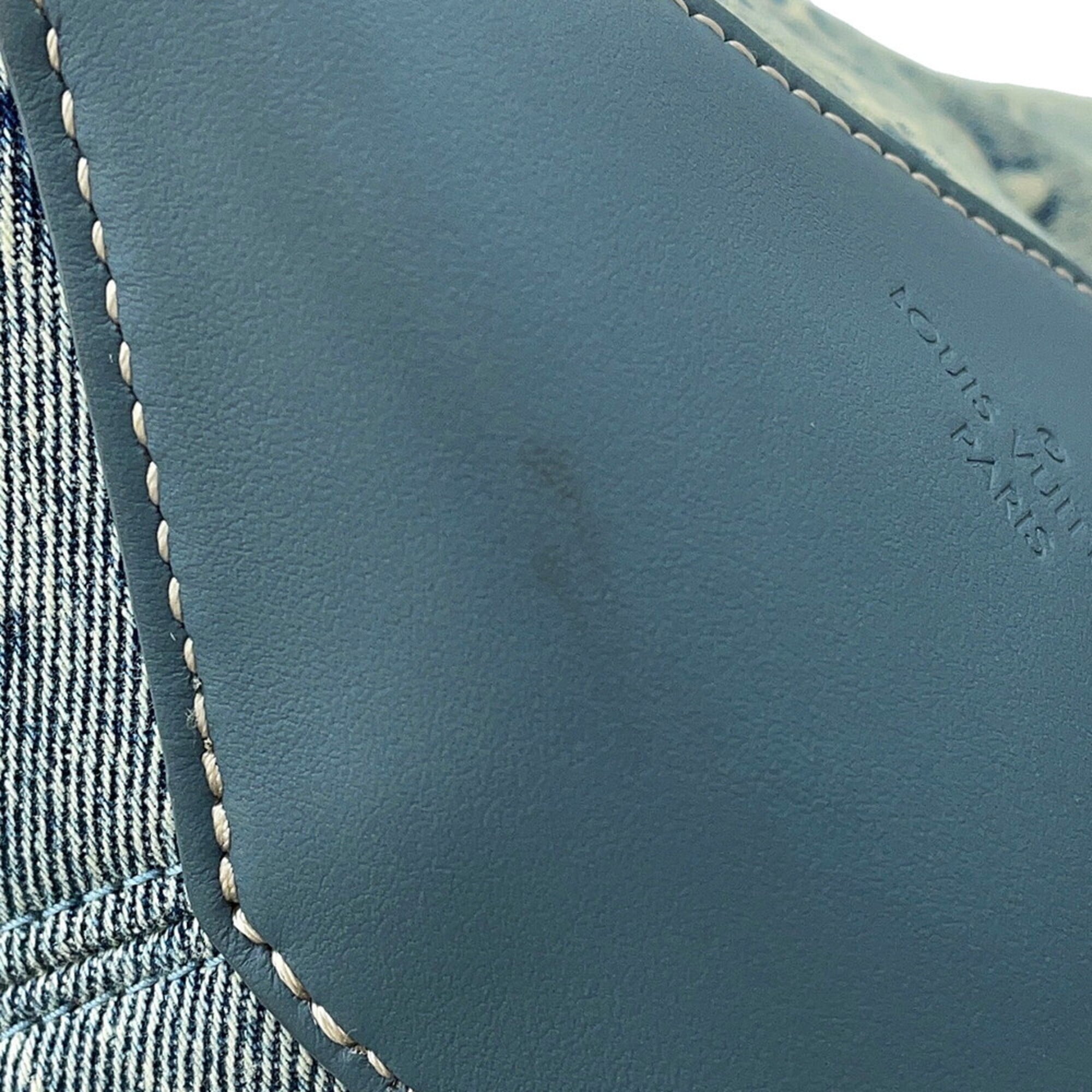 Louis Vuitton Monogram Washed Denim Weekend Tote NM M22537 2023 Men's Bag Handbag LOUIS VUITTON — Like New