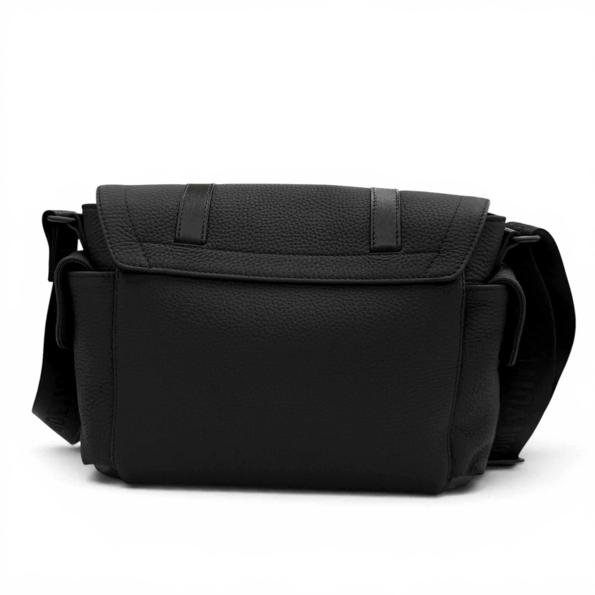 LOUIS VUITTON M58476 Christopher Messenger Taurillon Leather Shoulder Bag, Black, Made in France, Men's, with Dust Bag — New - Store Return