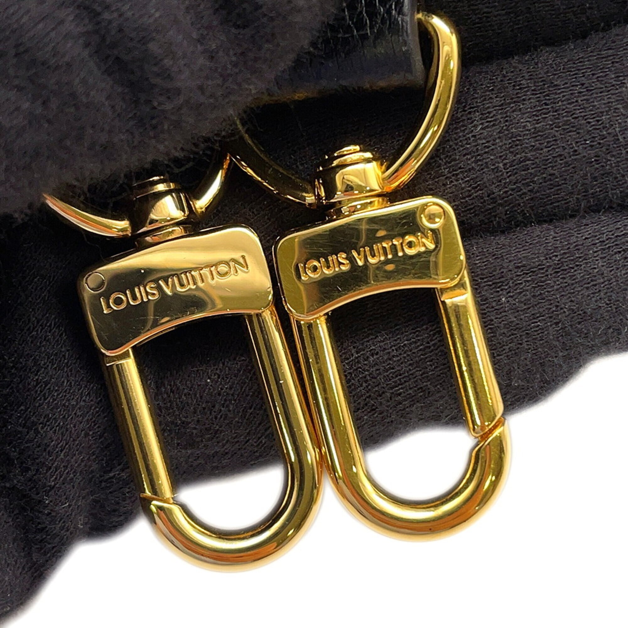 Louis Vuitton Monogram Empreinte OnTheGo PM Handbag M45653 Black 2-way LOUIS VUITTON — Like New
