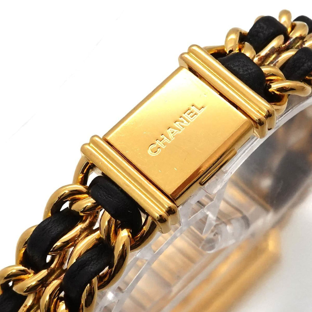 Chanel Premiere H0001 Women's Watch, Size M, Black & Gold, Quartz Movement — Very Good