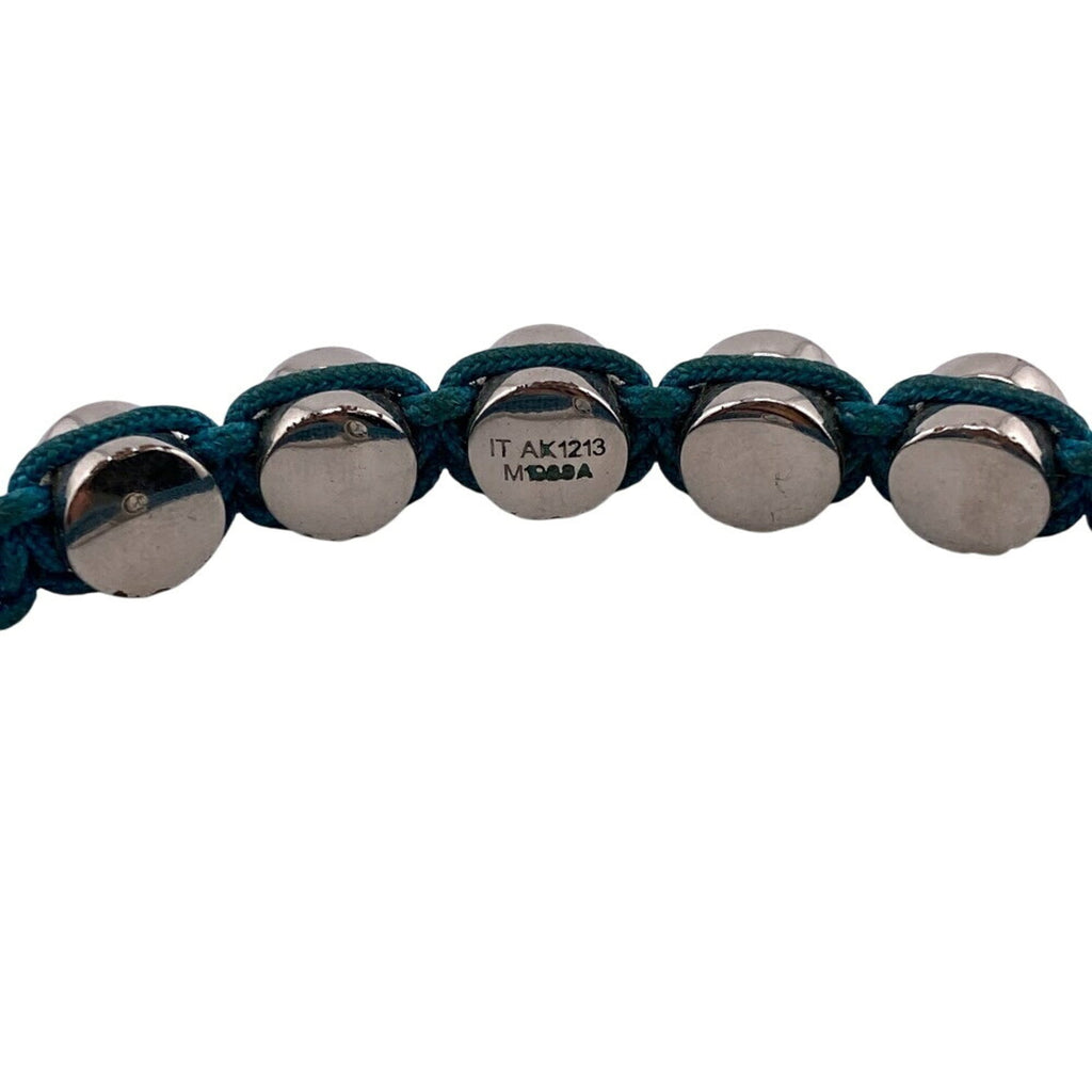 LOUIS VUITTON M1088A Bangle LV Initial Monogram Colors Bracelet Blue Women's