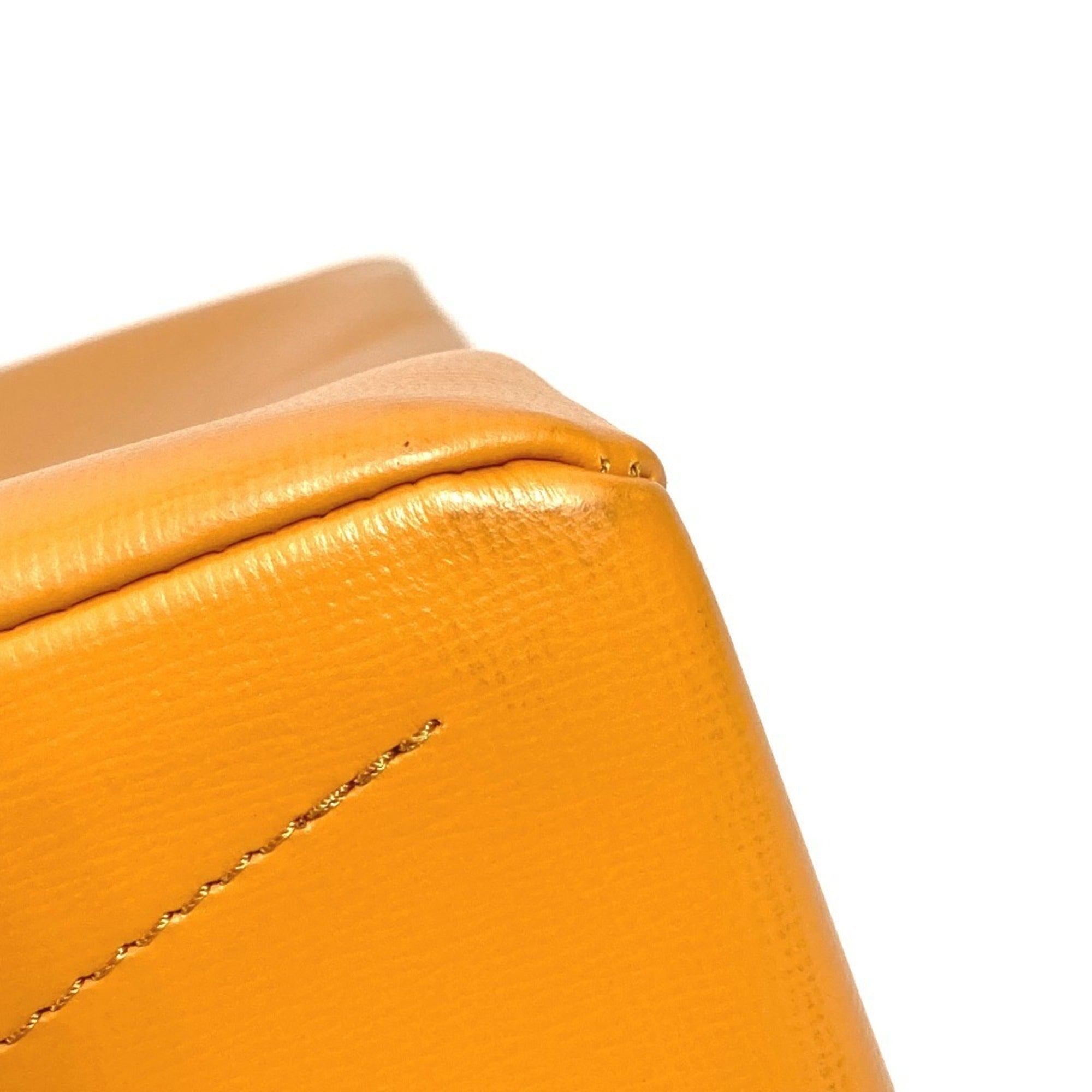 LOUIS VUITTON M24457 24SS Shopper Tote MM - Shoulder Bag, Leather, Men's, Women's, Orange — Like New