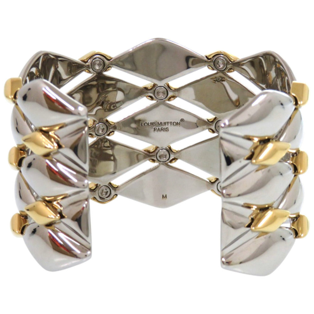Like new Louis Vuitton Maltage Stud Bracelet R94057 Metal Gold Bangle 0705 LOUIS VUITTON — Like New