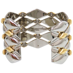 Like new Louis Vuitton Maltage Stud Bracelet R94057 Metal Gold Bangle 0705 LOUIS VUITTON — Like New