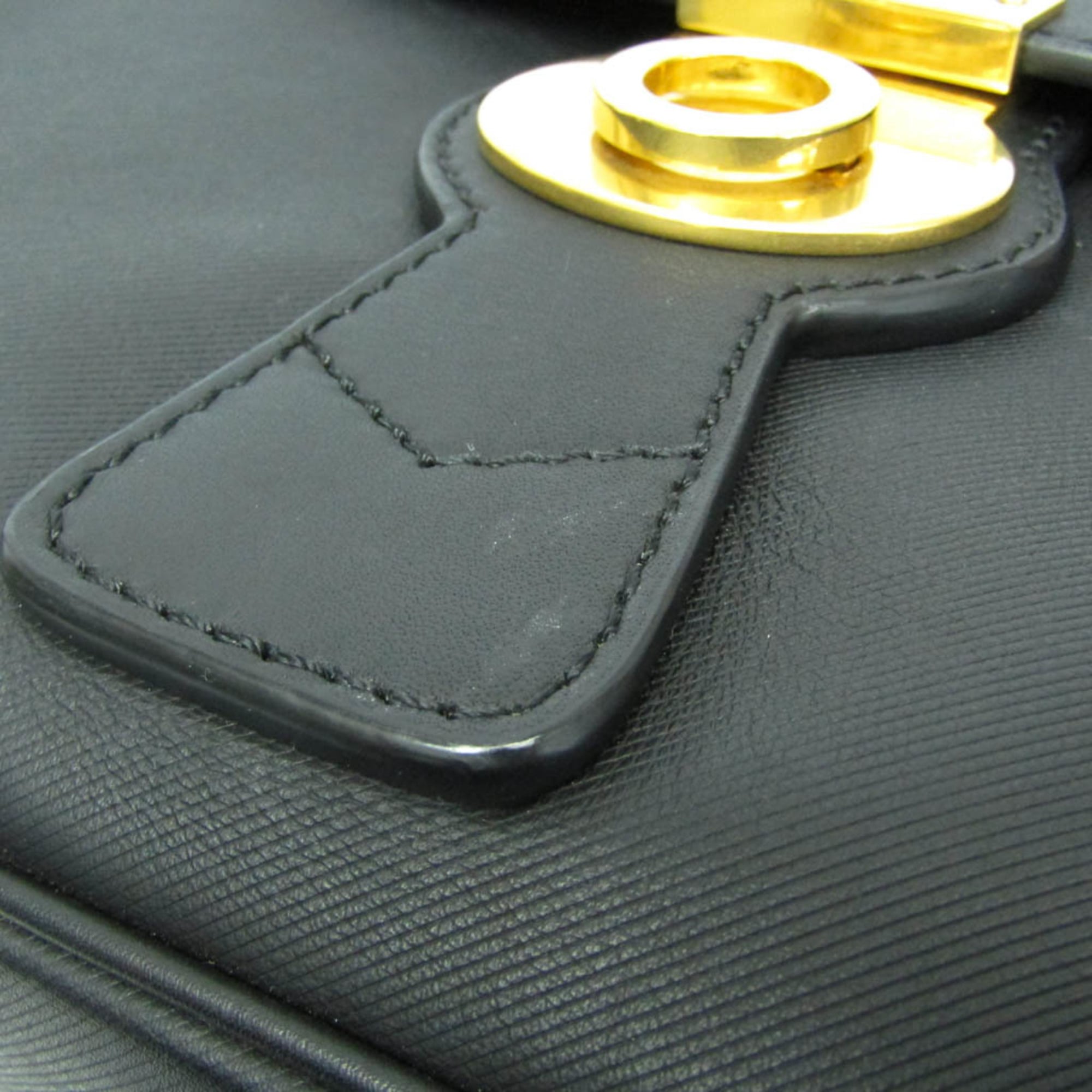 Burberry 4054220 Women's Leather Handbag,Shoulder Bag Black