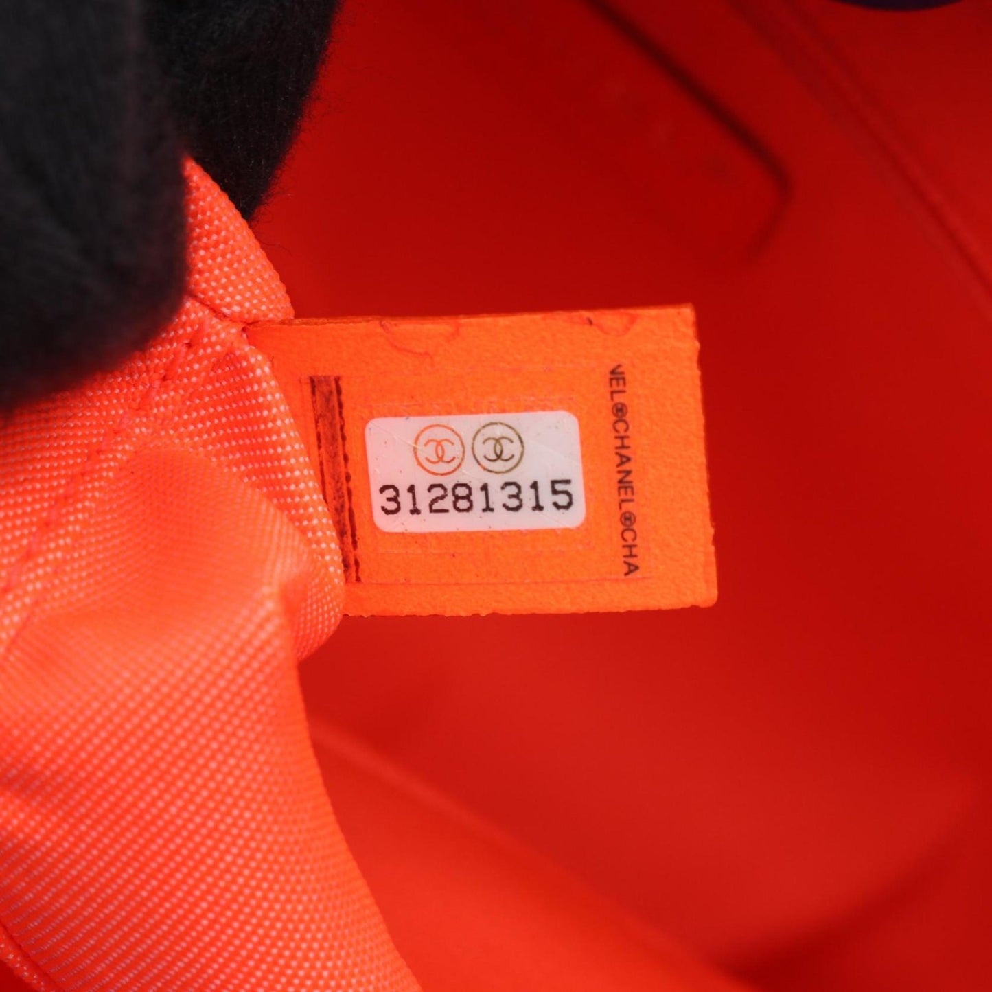 CHANEL Deauville PM Tote Bag, Canvas and Leather, Women's, Blue Red, A66939