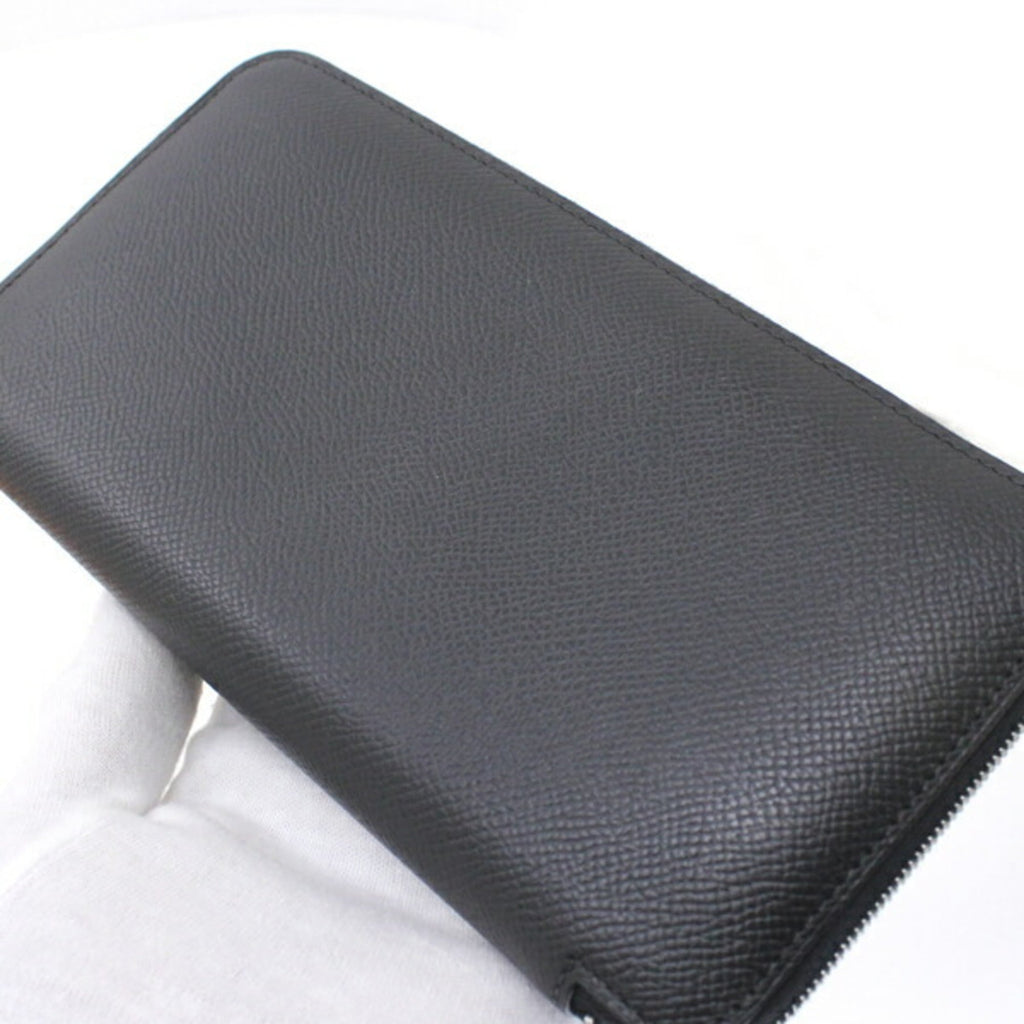 Hermès Azap Long Classic Black Zip-Around Wallet, Epson, Men's and Women's, HERMES KM3188