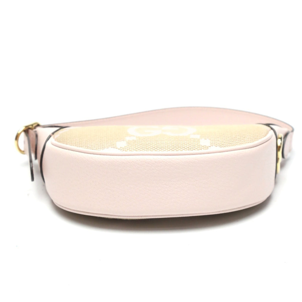GUCCI Handbag Ophidia Jumbo GG Bag Canvas ?658551 Pink — New - Store Return