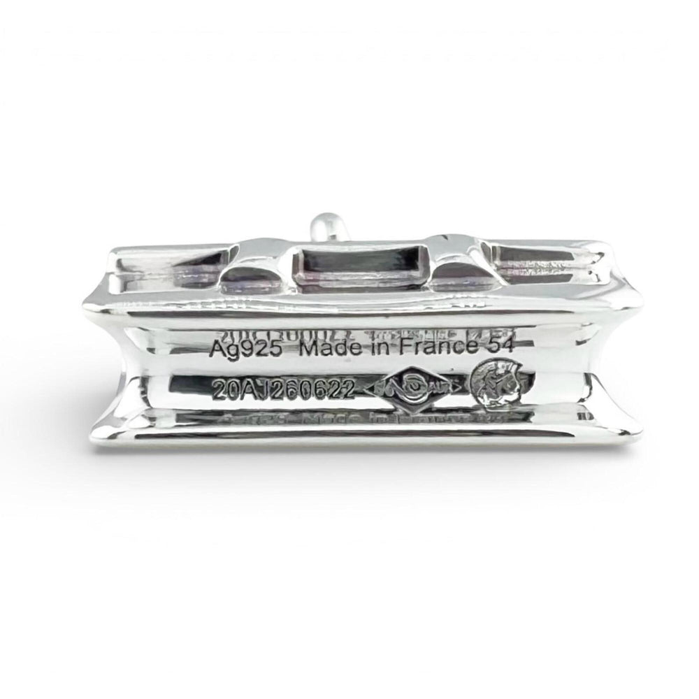 HERMES Amulette Constance Ring, AG925, 2020 model, Silver, Size 54, Made in France, Weight: 6.8g, Women's — Like New