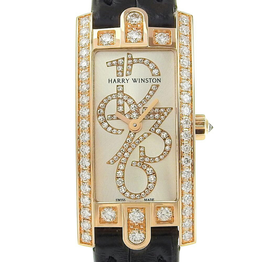 Harry Winston HARRY WINSTON Avenue C AVCQHM16 Silver Dial Dial/Bezel Diamond Quartz — Like New