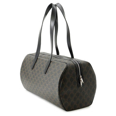 Celine Boston bag, Triomphe leather, 113852BZK, handbag — Like New