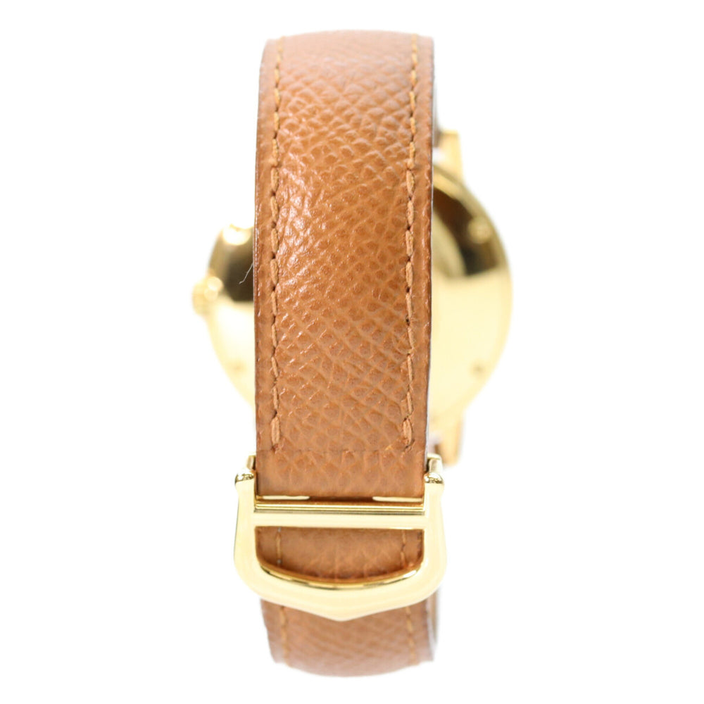Cartier W1006922 925 Must de Ronde LM Vermeil Small Seconds Trinity Watch Gold Ivory Dial Ladies — Like New