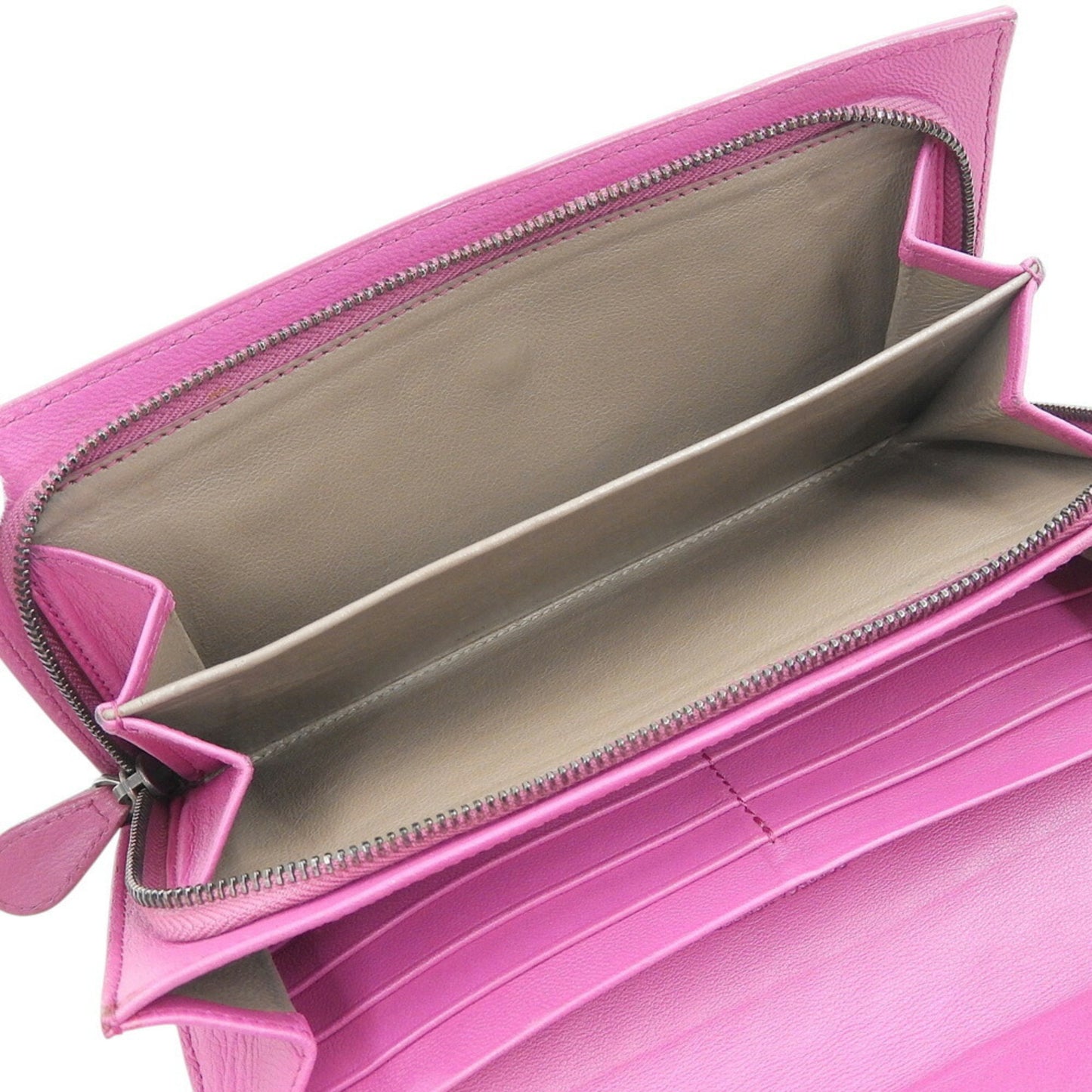 Bottega Veneta Intrecciato Leather Long Wallet in Purple