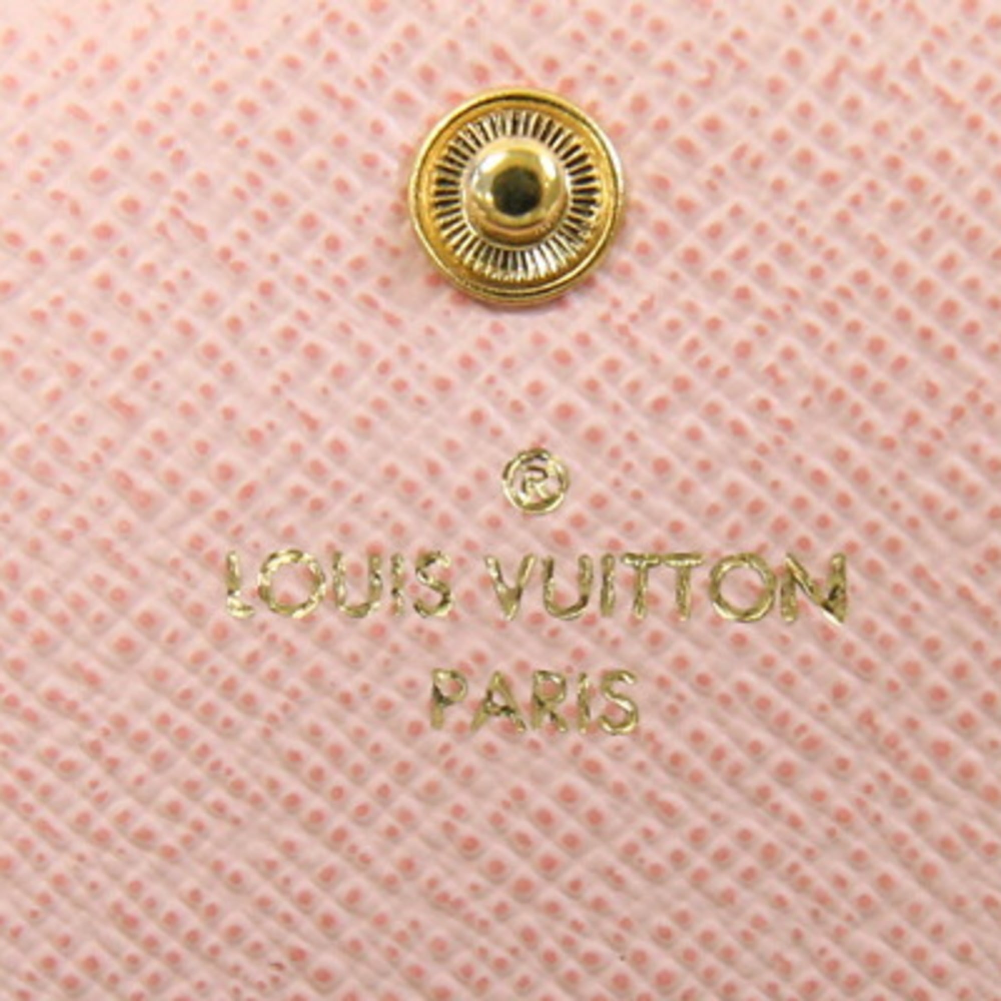 Louis Vuitton Monogram Portefeuille Emily Bifold Long Wallet M61289 Rose Ballerine Light Pink Women's LOUIS VUITTON