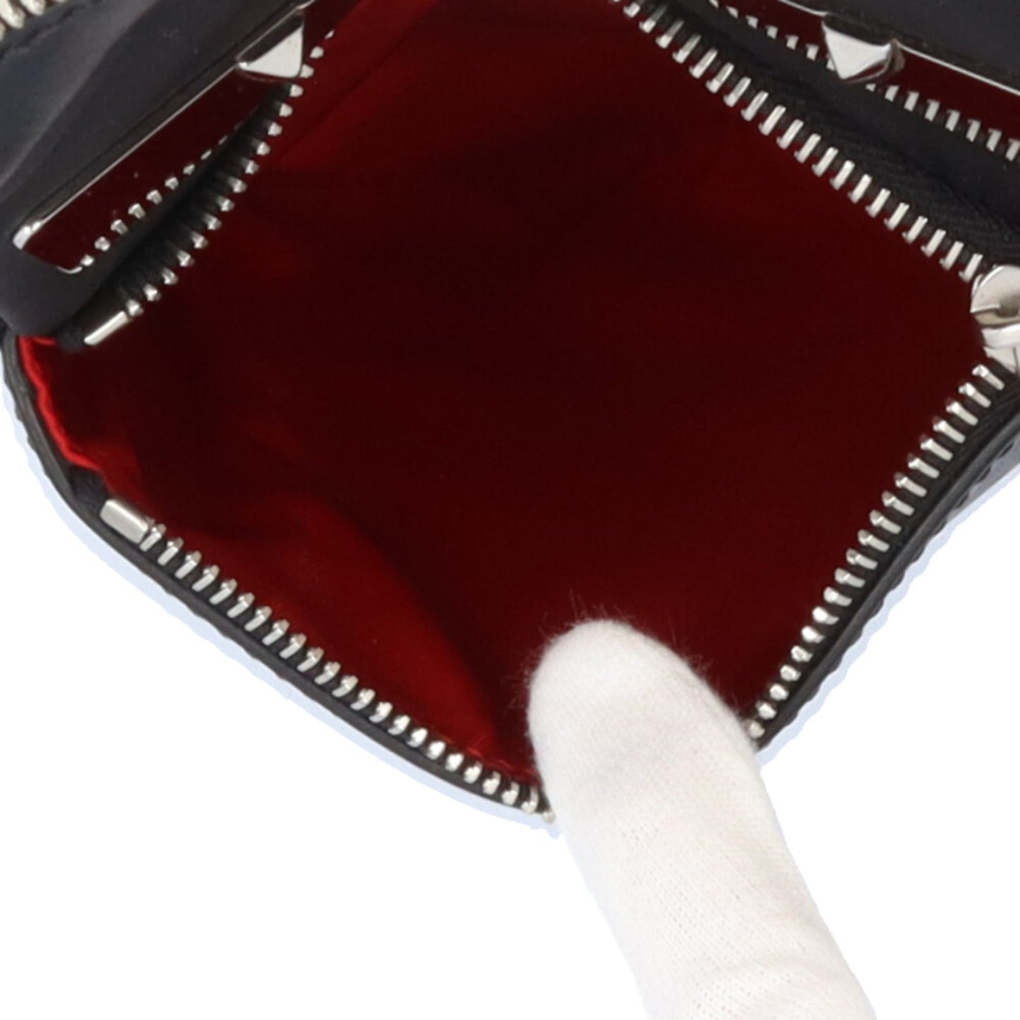 Pre-owned Fendi Bag Bugs Body Bag, Leather 7VZ033 A2FT Black, Men's