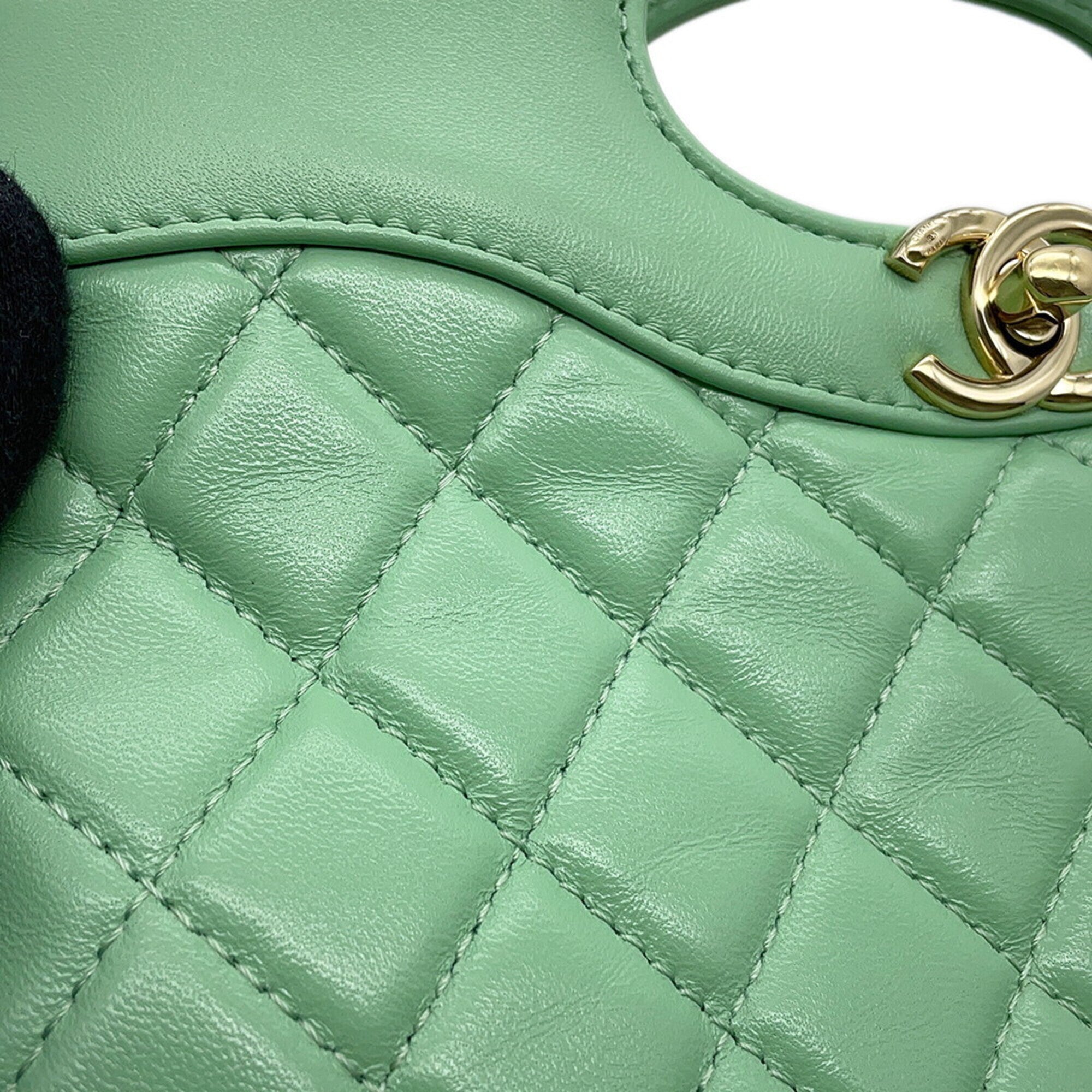 Chanel Chain Shoulder Bag Matelassé Small Shiny Calfskin AS4133 CHANEL Handbag Women's — Like New