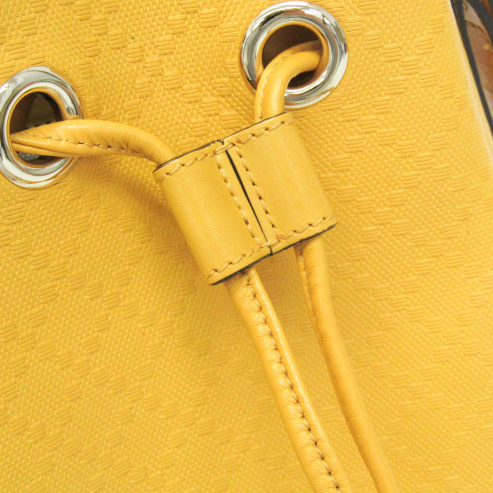 Gucci Bright Diamante 354229 Women's Leather Handbag,Shoulder Bag Yellow — Like New