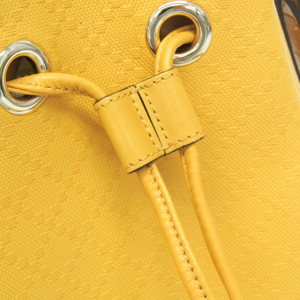 Gucci Bright Diamante 354229 Women's Leather Handbag,Shoulder Bag Yellow — Like New