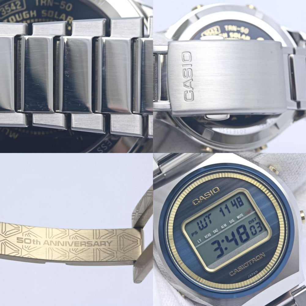 CASIO CasioTron 50th Anniversary Model TRN-50SS-2AJR Men's Watch SS 40395 — Very Good