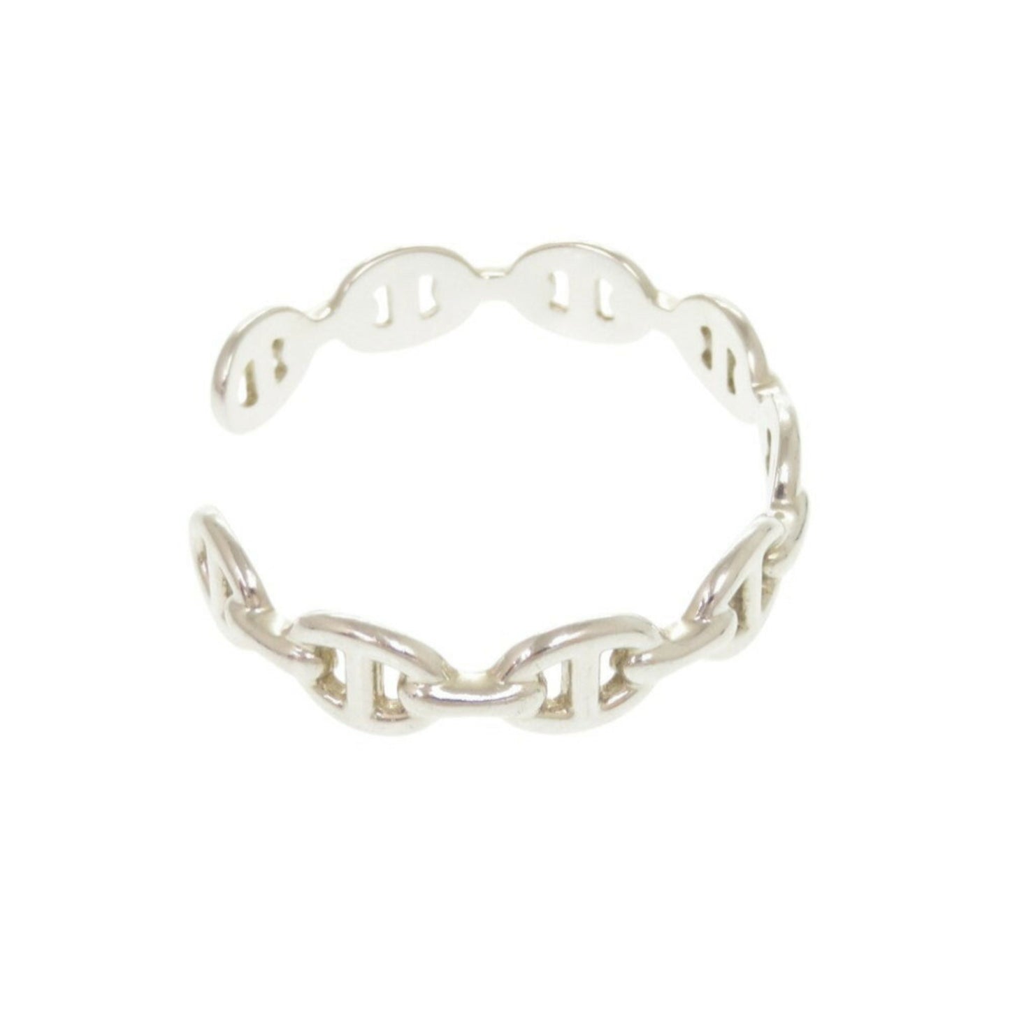 Hermes Chaine d'Ancre Anchaine SH Silver 925 Bangle Bracelet 1040HERMES