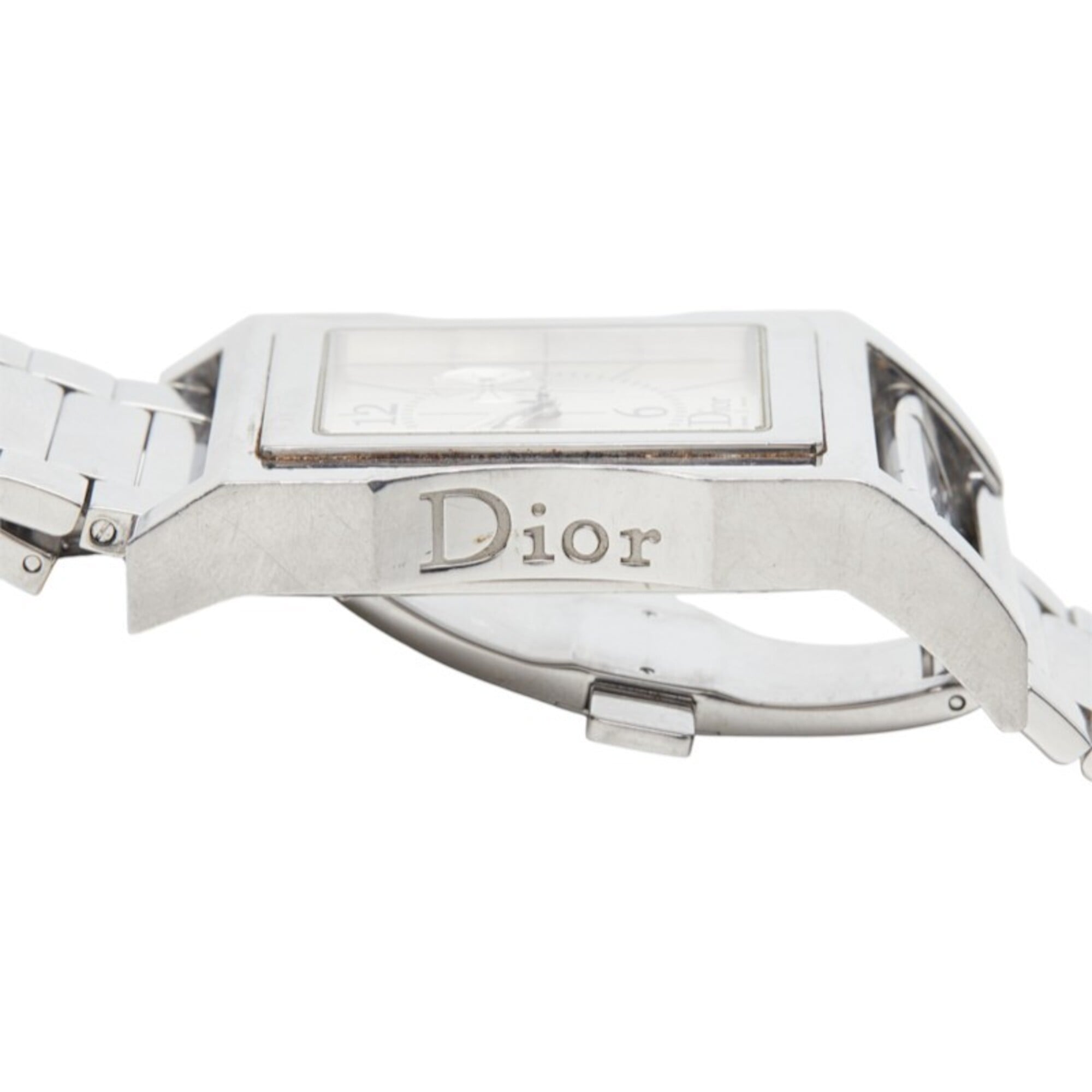 Dior Chris 47 Watch CD034310 Quartz Silver Dial Stainless Steel Men's — Good
