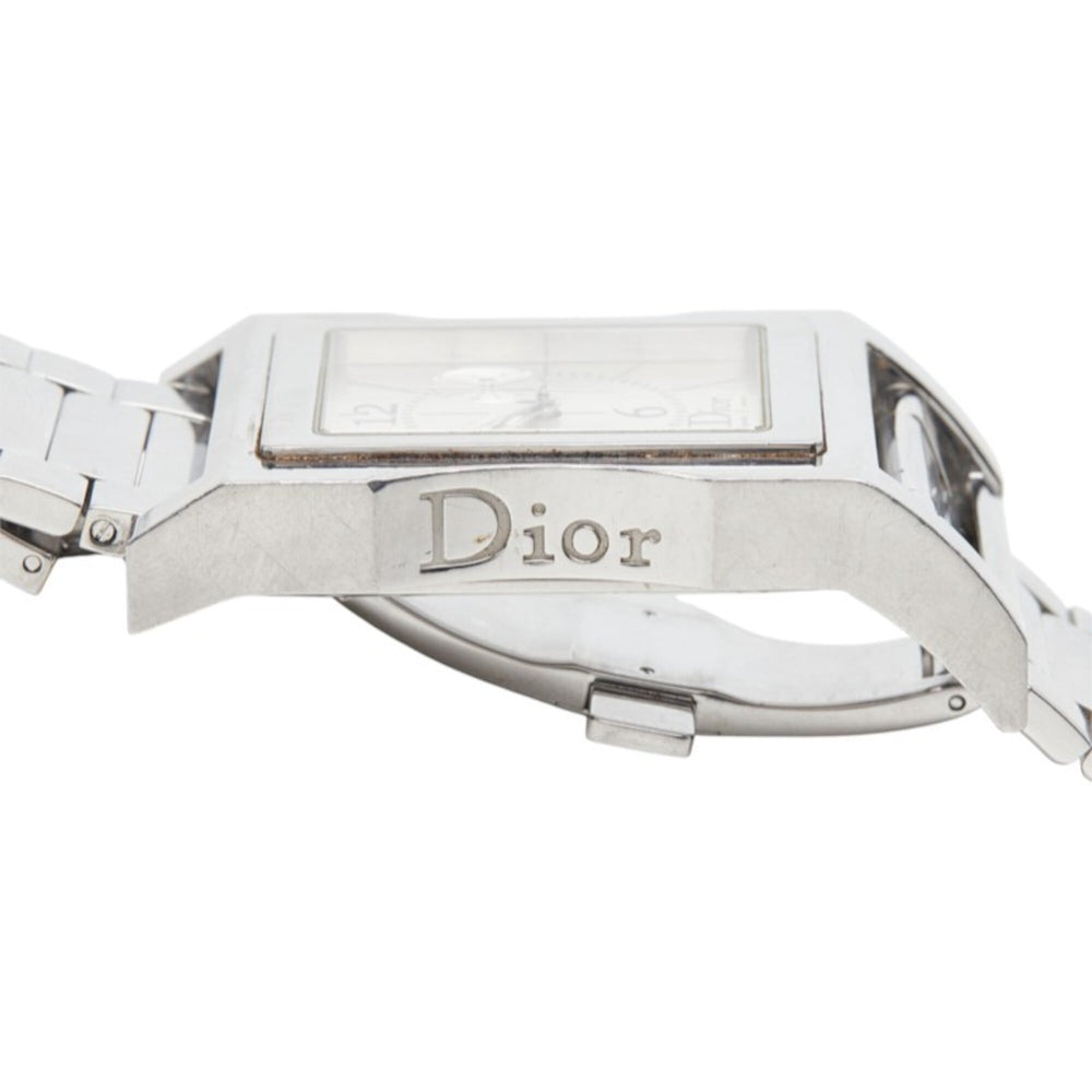 Dior Chris 47 Watch CD034310 Quartz Silver Dial Stainless Steel Men's — Good