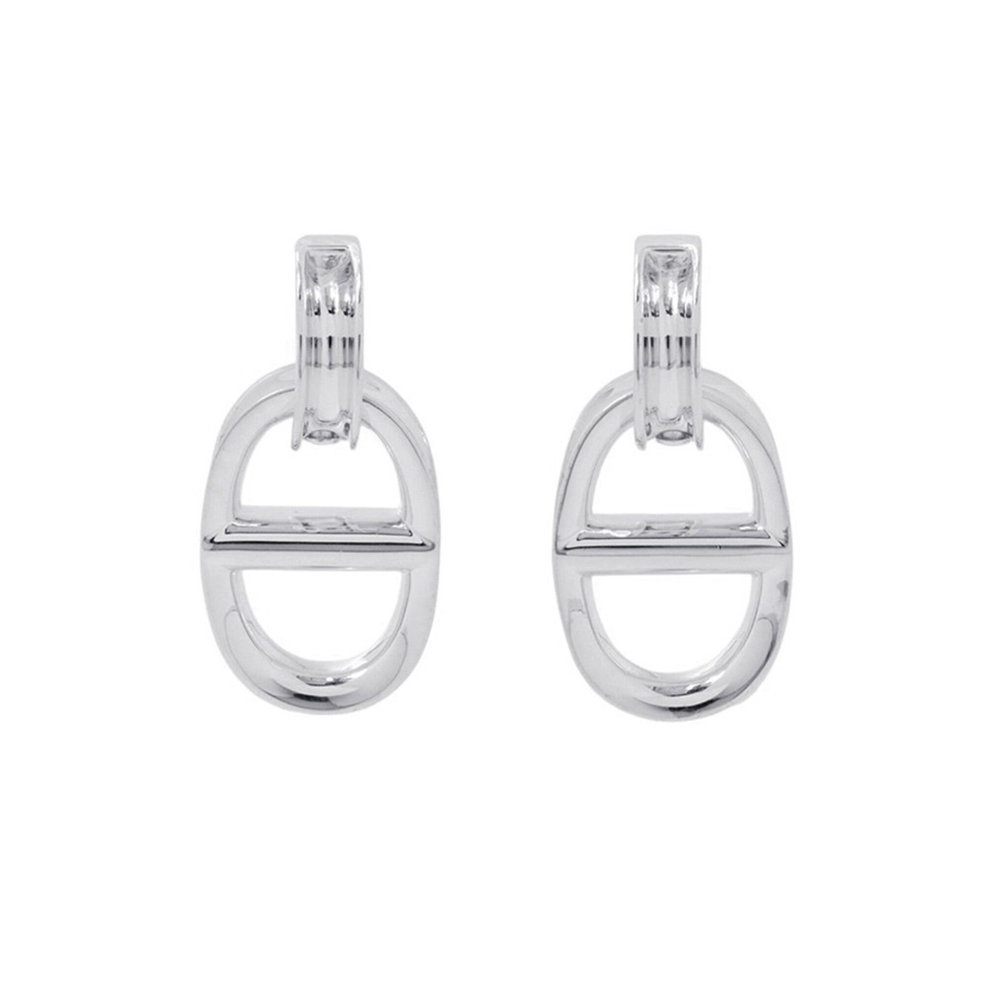 Hermes Earrings Chaine d'Ancre Reponse SV925 Silver HERMES — Like New