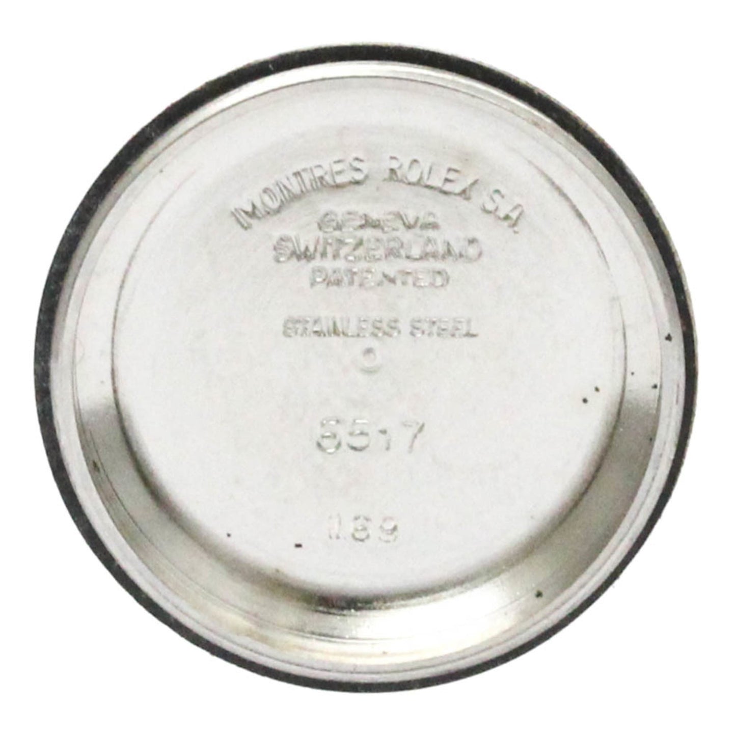 ROLEX Oyster Perpetual Date 6517 18K Gold Steel Ladies Watch Vintage Head Only