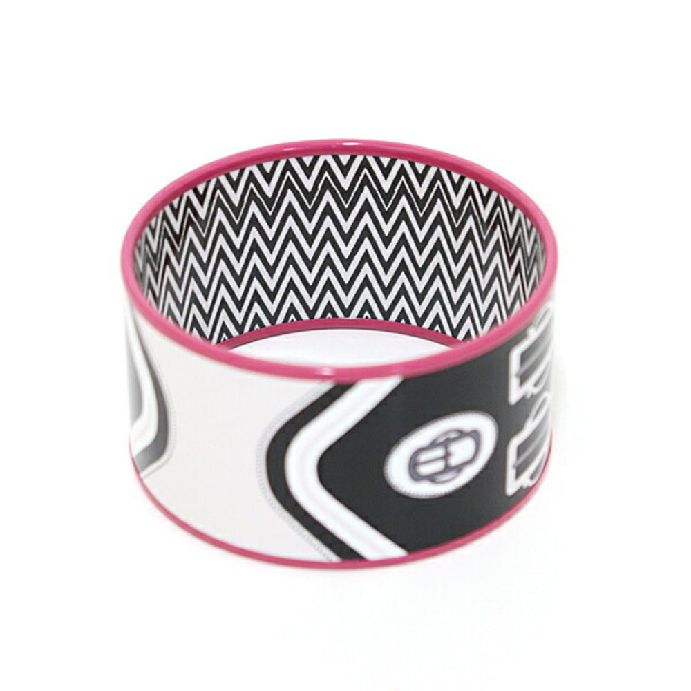 Hermes enamel BOUCLERIE MODERNE modern buckle bracelet extra large S F-04669 — Like New