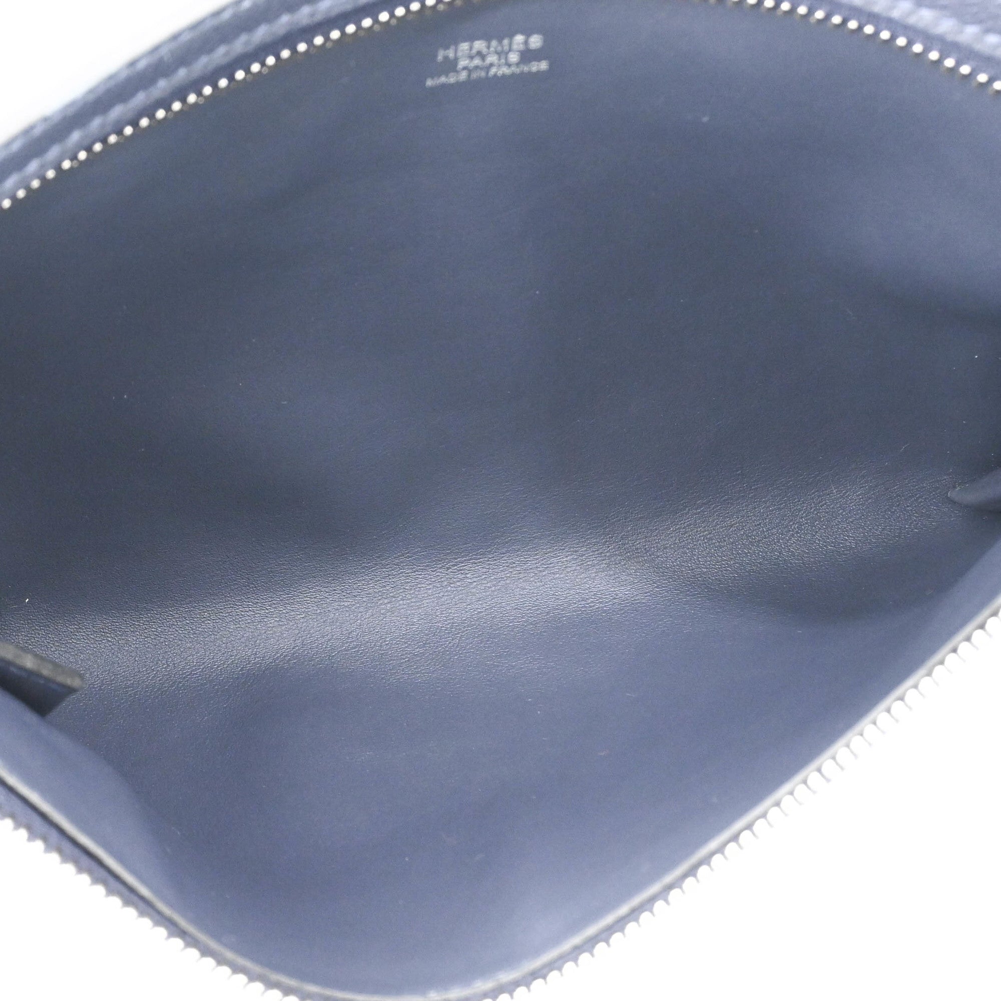 HERMES Ultra Pla 24 Cross Evercolor Body Bag, Navy, Z Stamp — Like New