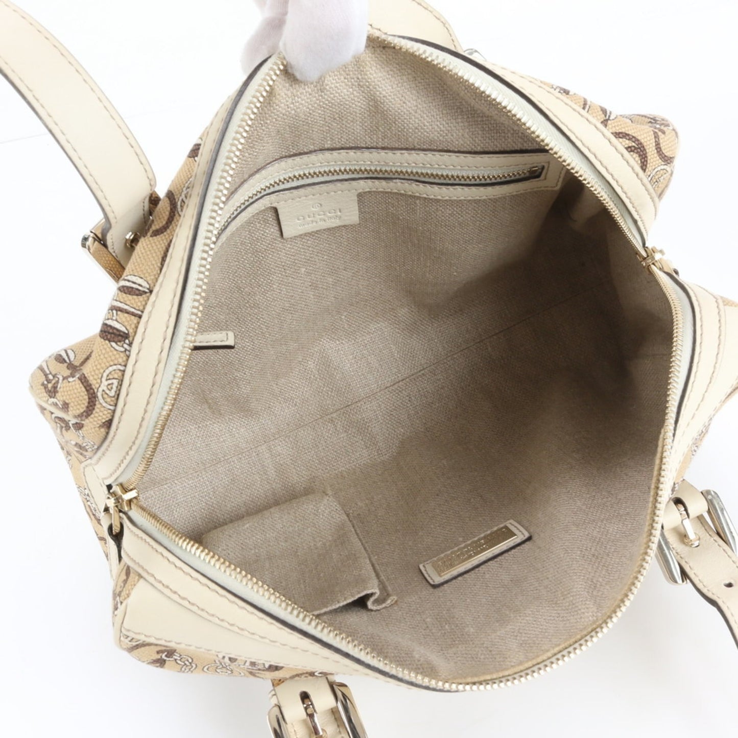 Gucci Interlocking G Mini Boston Bag 170009 Leather Tote Shoulder Handbag Women's