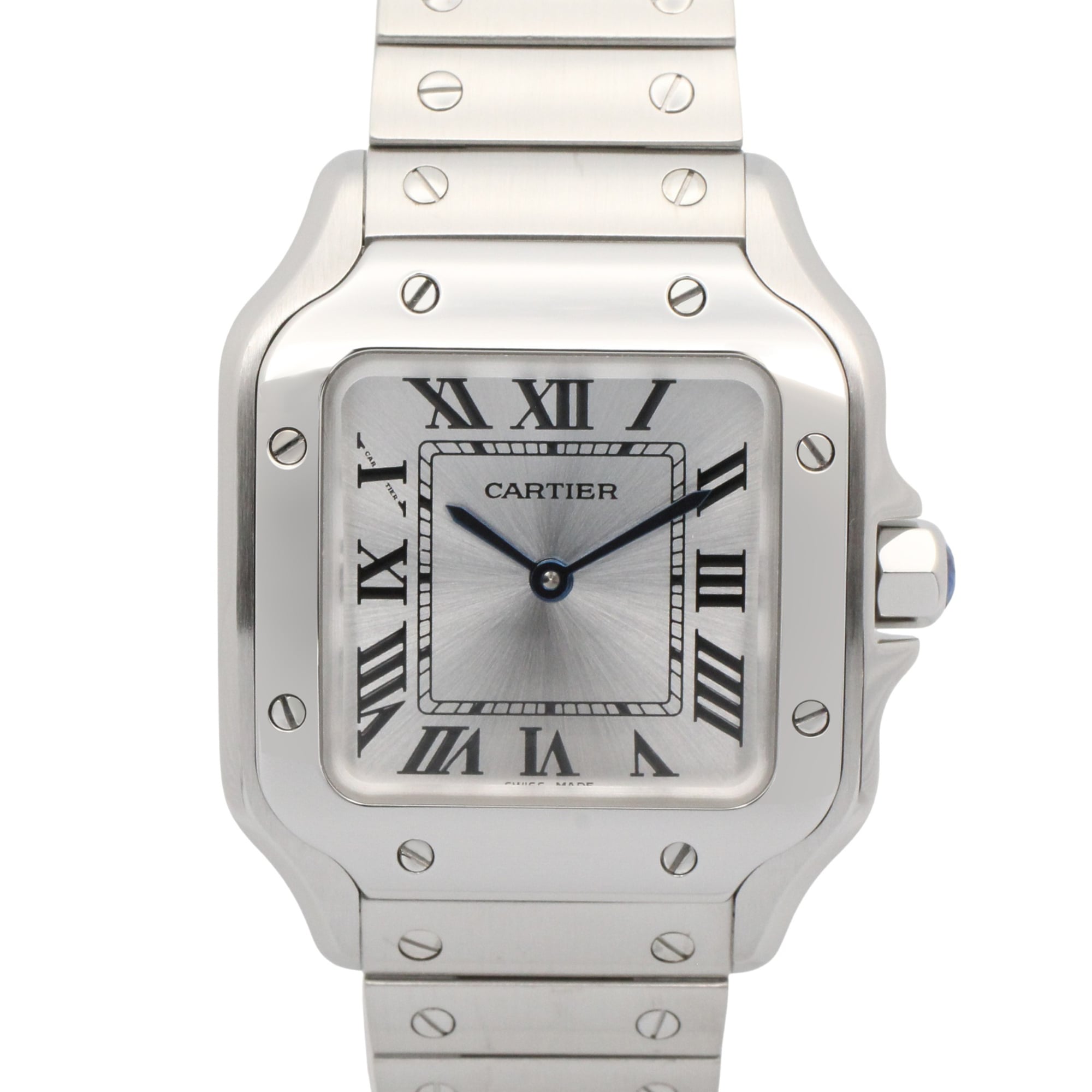 Cartier Santos de SM Watch, Stainless Steel, Ladies, Silver Tone, WSSA0082 — Very Good