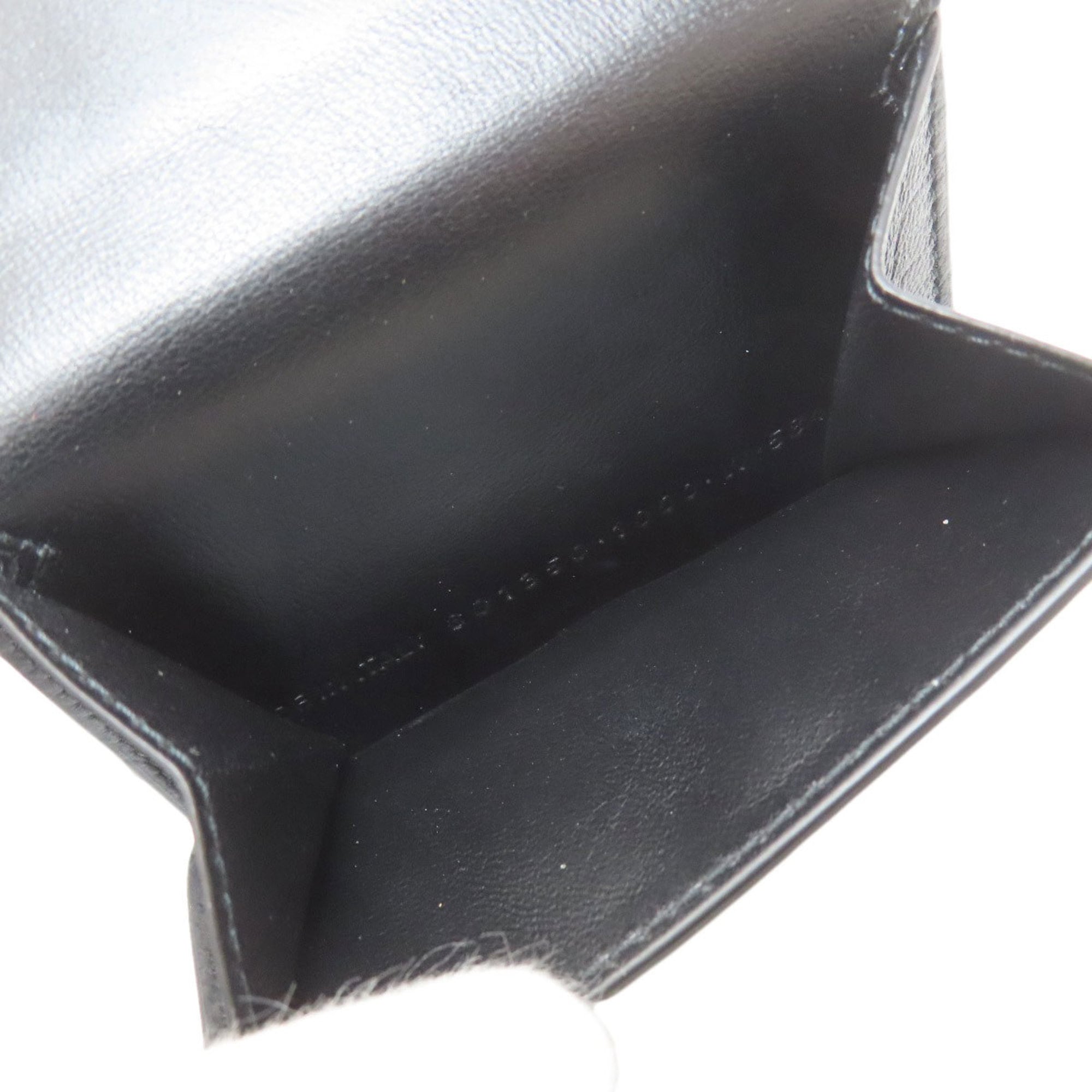 Balenciaga Compact Wallet Logo Bifold Leather Women's BALENCIAGA