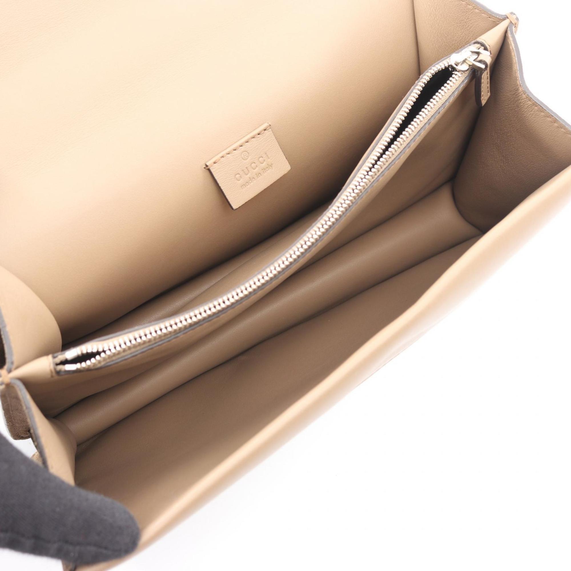 Gucci Dionysus Shoulder Bag/Handbag in Suede and Leather, Beige, Women's, 400249